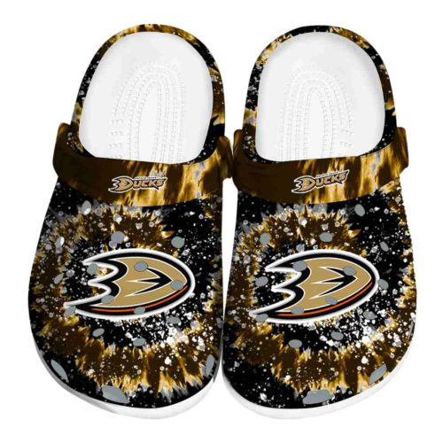 anaheim ducks radiant burst effect clog best selling