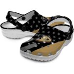 anaheim ducks stellar stripes theme clog best selling