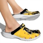 appalachian state mountaineers geometric background clog best selling