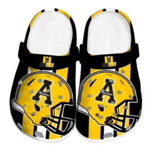 appalachian state mountaineers helmet stripes clog best selling