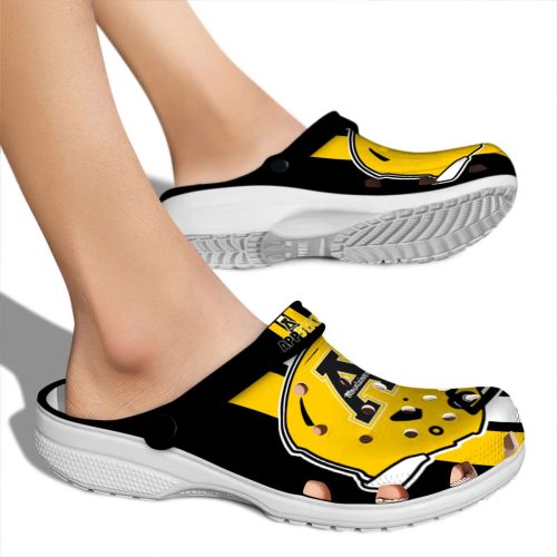 appalachian state mountaineers helmet stripes clog fashion forward