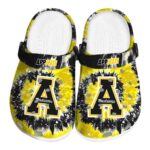 appalachian state mountaineers radiant burst effect clog best selling