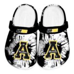 appalachian state mountaineers splatter graphics clog best selling