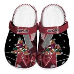 arizona coyotes geometric background clog best selling