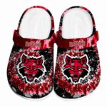 arkansas state red wolves radiant burst effect clog best selling
