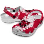 arkansas state red wolves splatter graphics clog best selling