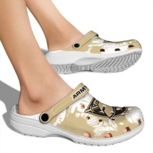 army black knights splatter graphics clog fashion forward