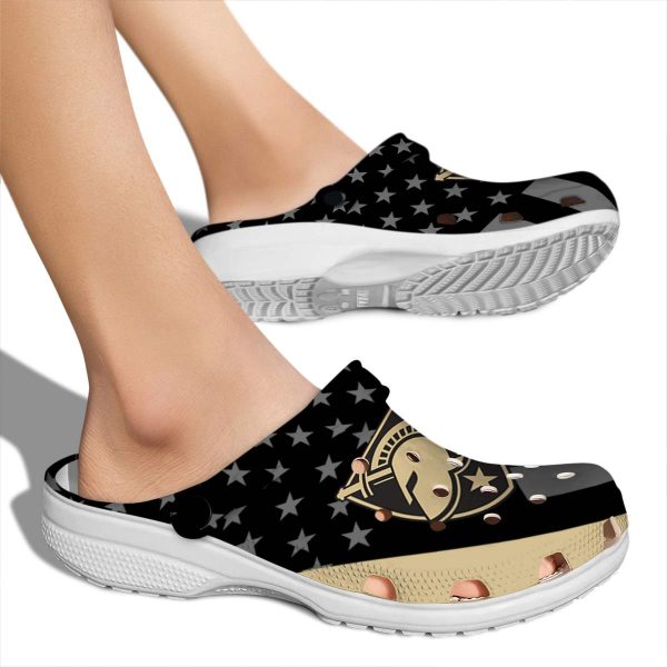 army black knights stellar stripes theme clog fashion forward