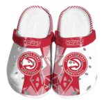 atlanta hawks geometric background clog best selling