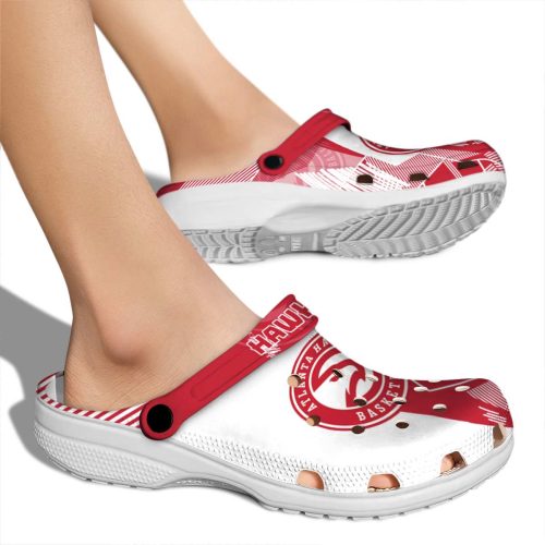 atlanta hawks geometric background clog fashion forward