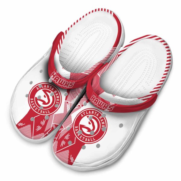 atlanta hawks geometric background clog latest model