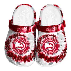 atlanta hawks radiant burst effect clog best selling