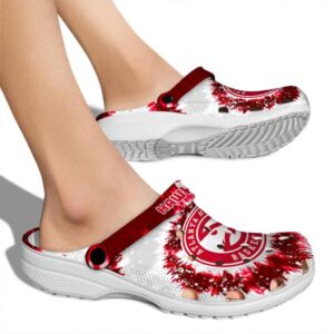 atlanta hawks radiant burst effect clog fashion forward