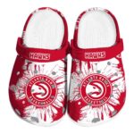 atlanta hawks splatter graphics clog best selling