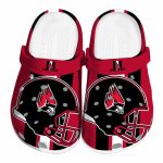 ball state cardinals helmet stripes clog best selling