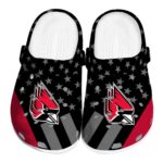 ball state cardinals stellar stripes theme clog best selling