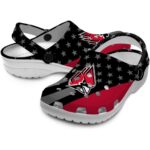 ball state cardinals stellar stripes theme clog best selling