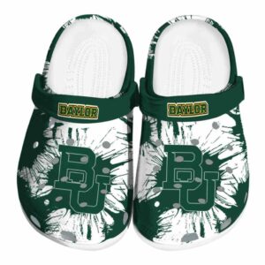 baylor bears splatter graphics clog best selling