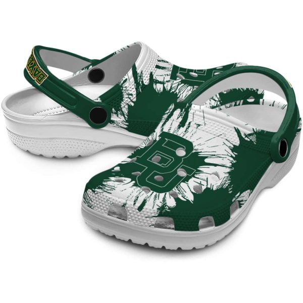 baylor bears splatter graphics clog high quality