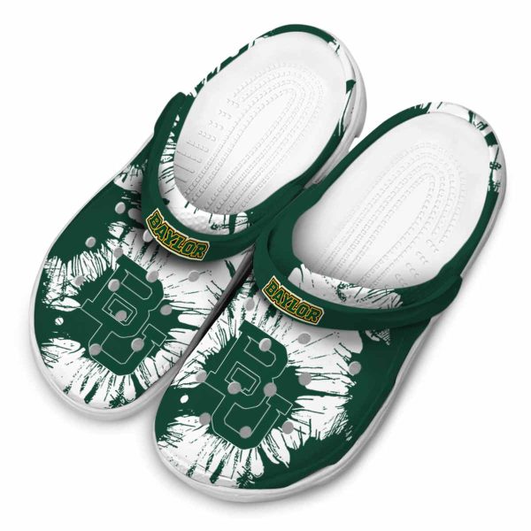baylor bears splatter graphics clog latest model