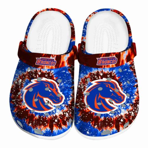 boise state broncos radiant burst effect clog best selling