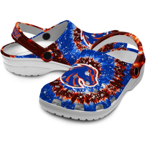 boise state broncos radiant burst effect clog high quality