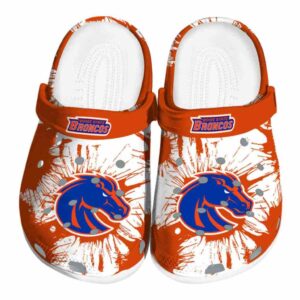 boise state broncos splatter graphics clog best selling