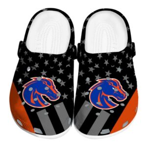 boise state broncos stellar stripes theme clog best selling