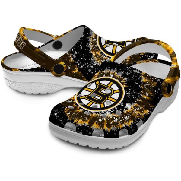 boston bruins radiant burst effect clog high quality