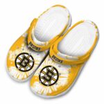 boston bruins splatter graphics clog best selling
