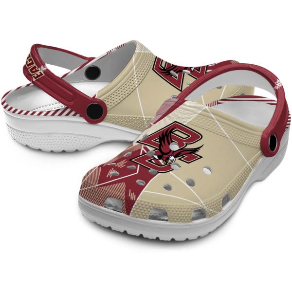 boston college eagles geometric background clog high quality