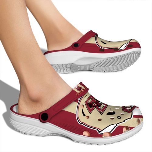 boston college eagles helmet stripes clog fashion forward