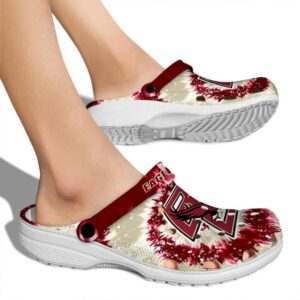 boston college eagles radiant burst effect clog fashion forward