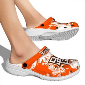 bowling green falcons splatter graphics clog fashion forward