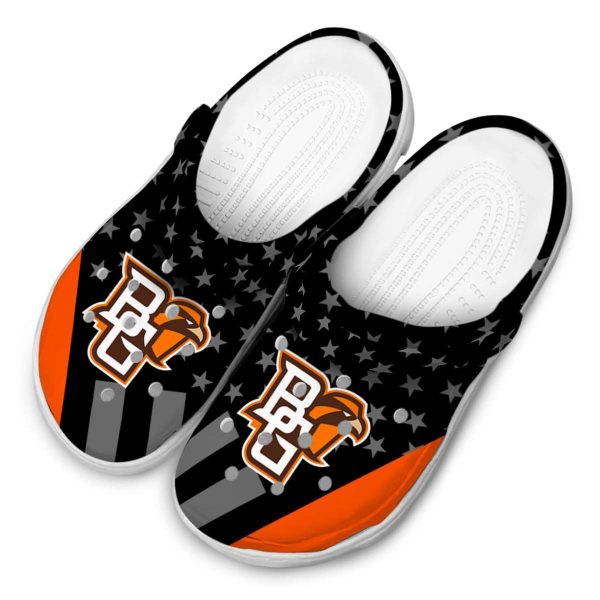 bowling green falcons stellar stripes theme clog latest model