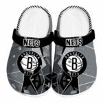 brooklyn nets geometric background clog best selling