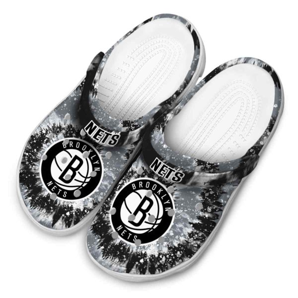 brooklyn nets radiant burst effect clog latest model