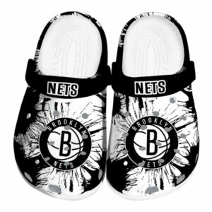 brooklyn nets splatter graphics clog best selling