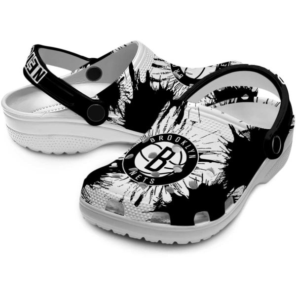 brooklyn nets splatter graphics clog high quality