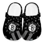 brooklyn nets stellar stripes theme clog best selling