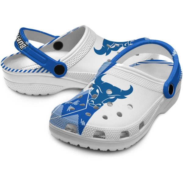 buffalo bulls geometric background clog high quality