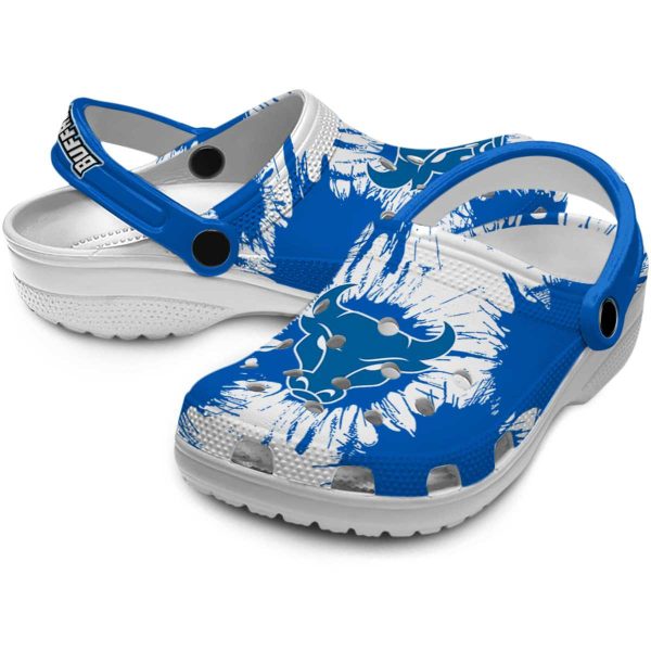buffalo bulls splatter graphics clog high quality