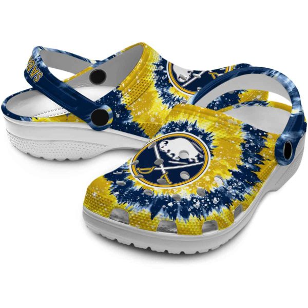 buffalo sabres radiant burst effect clog high quality