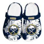 buffalo sabres splatter graphics clog best selling