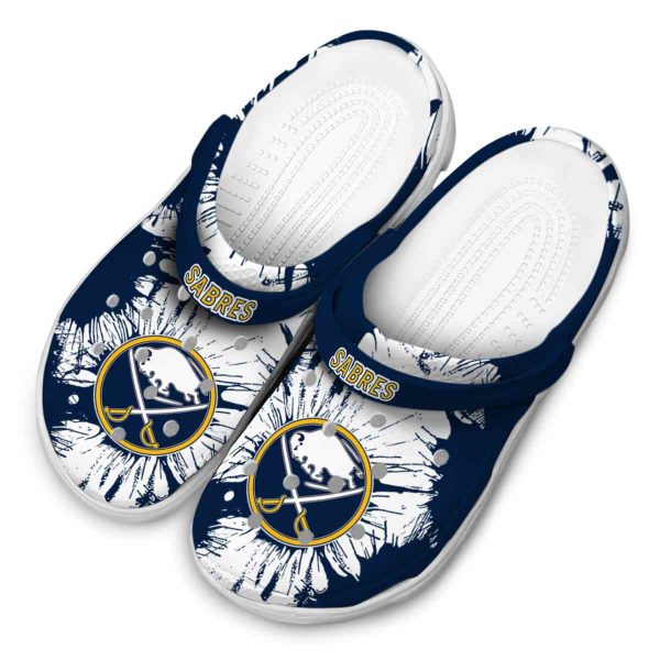 buffalo sabres splatter graphics clog latest model