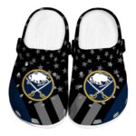 buffalo sabres stellar stripes theme clog best selling