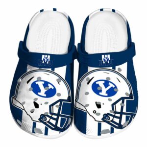 byu cougars helmet stripes clog best selling