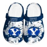 byu cougars splatter graphics clog best selling
