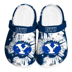 byu cougars splatter graphics clog best selling
