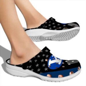 byu cougars stellar stripes theme clog fashion forward